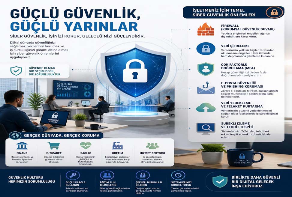 Şirketler İçin Siber Güvenlik Kontrol Listesi ve Önlemler