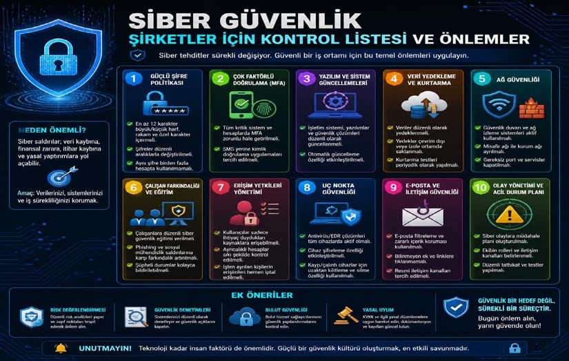 Şirketler İçin Siber Güvenlik