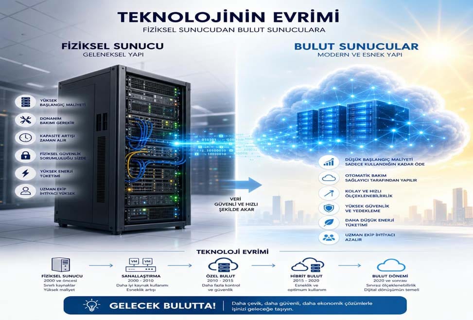 Fiziksel Sunucu mu Bulut Sunucu mu Doğru Seçim Rehberi