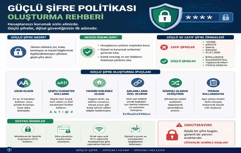 Güçlü Şifre Politikası