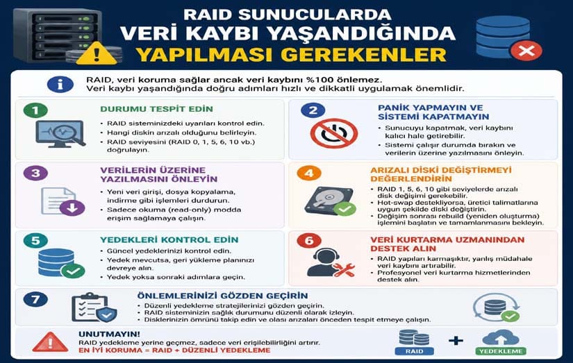 RAID Sunucularda Veri Kaybı