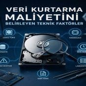 Veri Kurtarma Maliyetini Belirleyen Teknik Faktörler Nelerdir