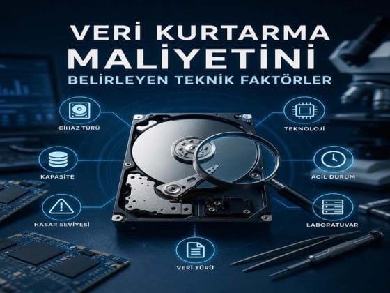 Veri Kurtarma Maliyetini Belirleyen Teknik Faktörler Nelerdir?
